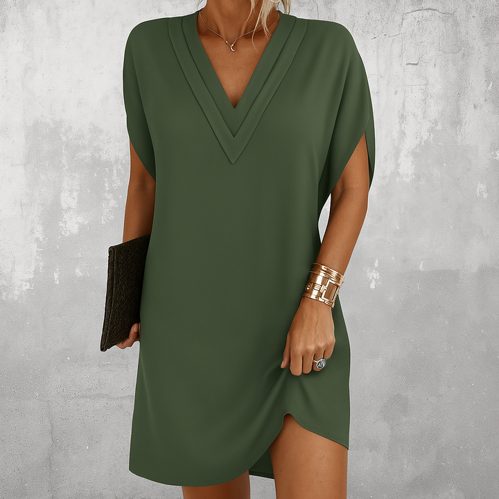 Amelia - Elegant Tummy Covering Dress