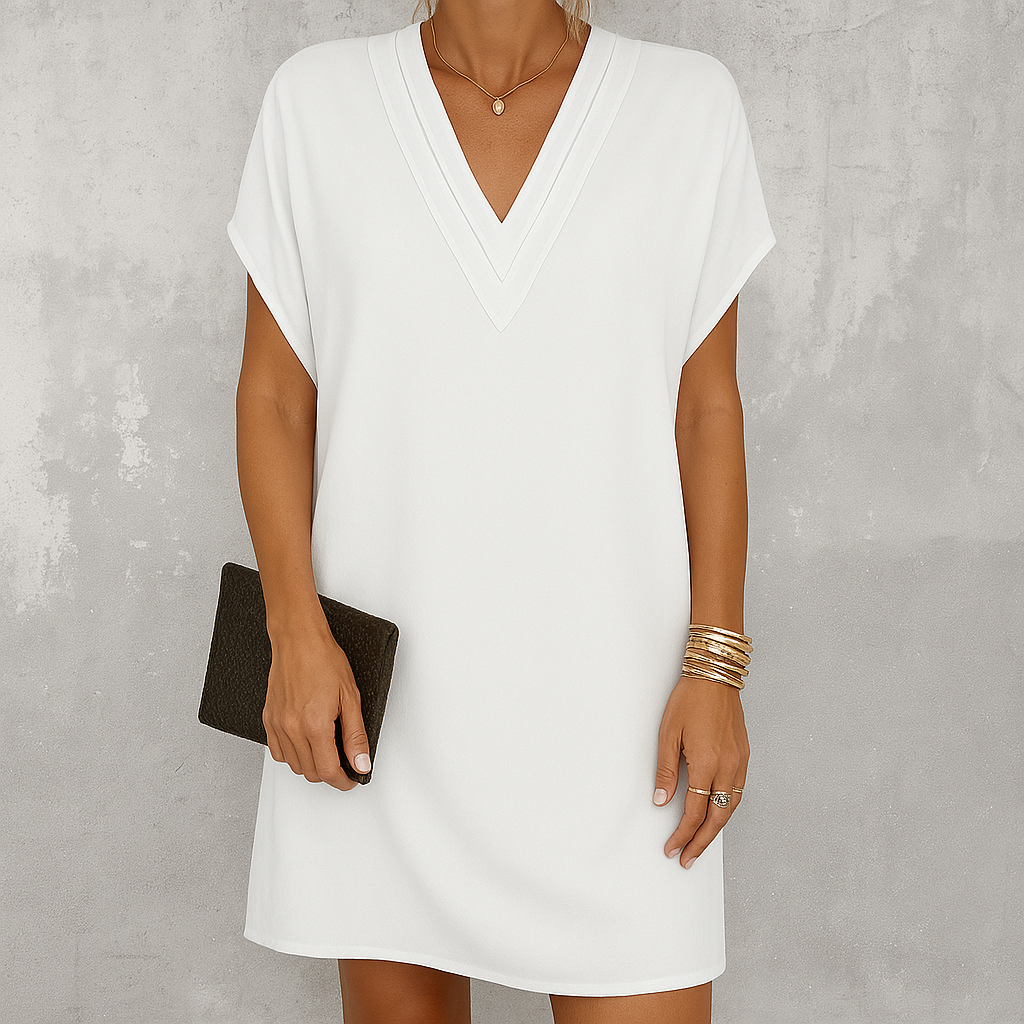 Amelia - Elegant Tummy Covering Dress
