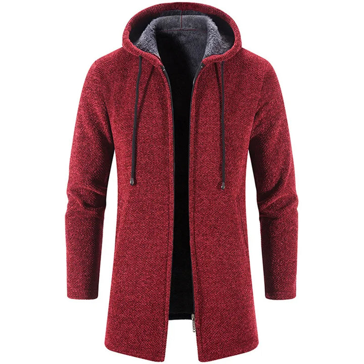 Hooded men's coat