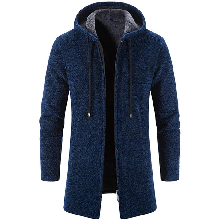 Hooded men's coat