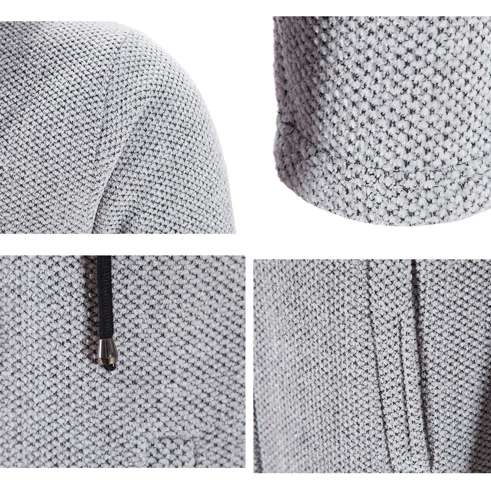 Hooded men's coat