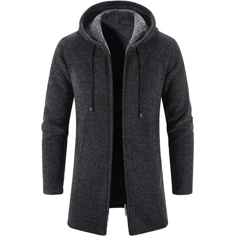 Hooded men's coat