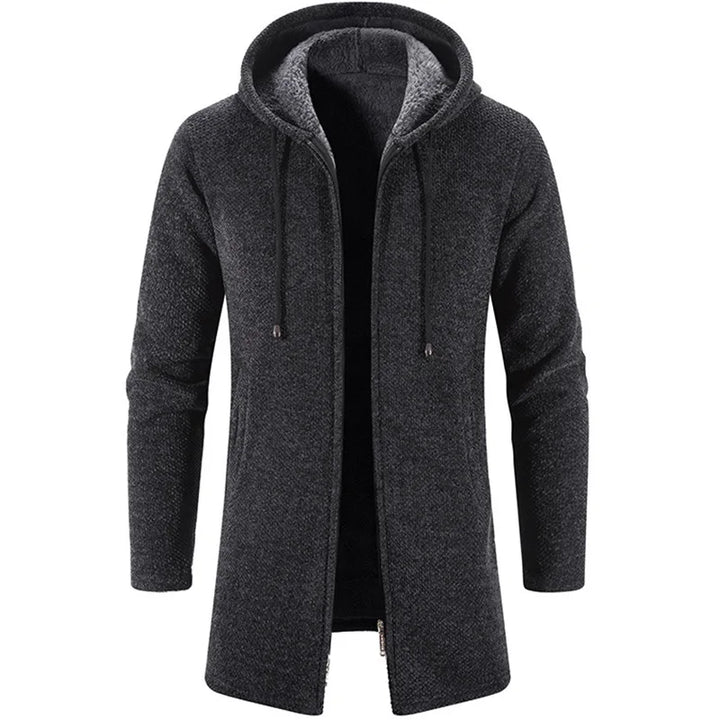 Hooded men's coat