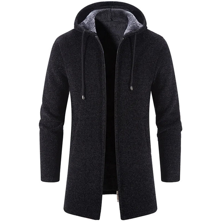 Hooded men's coat