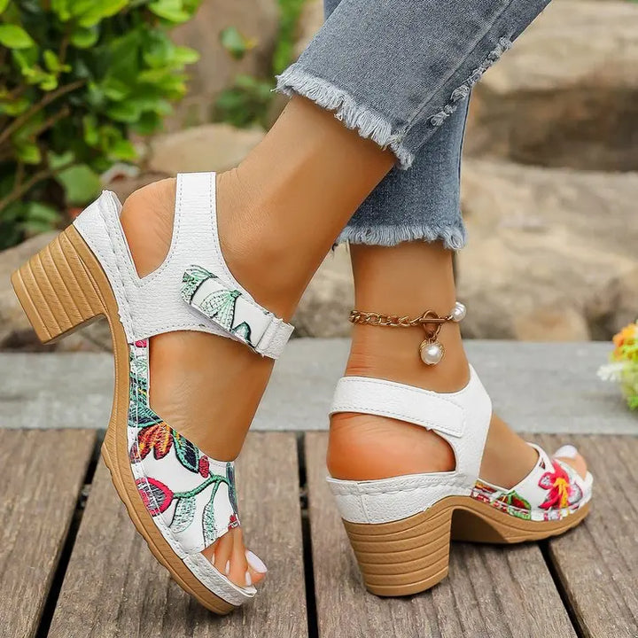 Marisa | Handmade Peep-toe Sandals