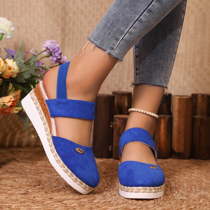 Gitta | Plus-Size Wedge Sandals