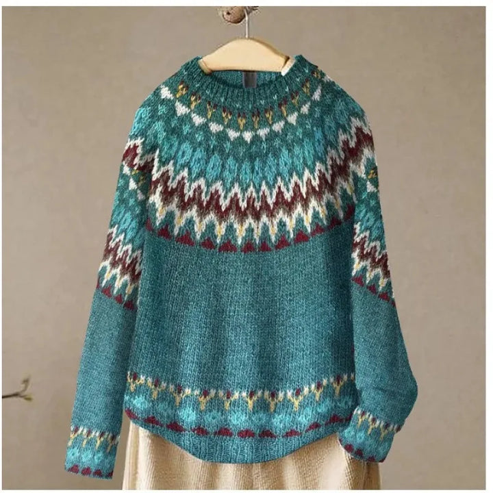Yasmine | Retro autumn sweater