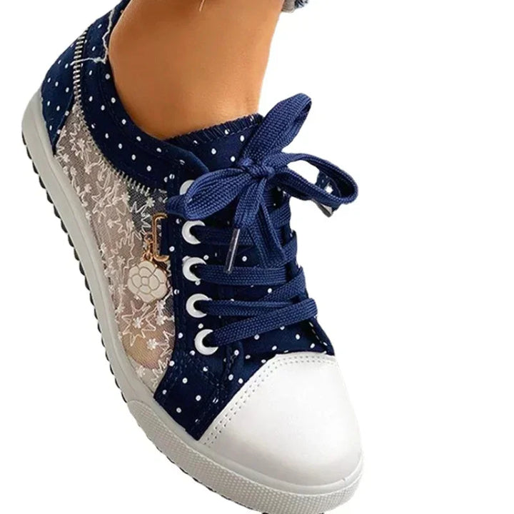 Luna Stylish Lace-Up Sneakers
