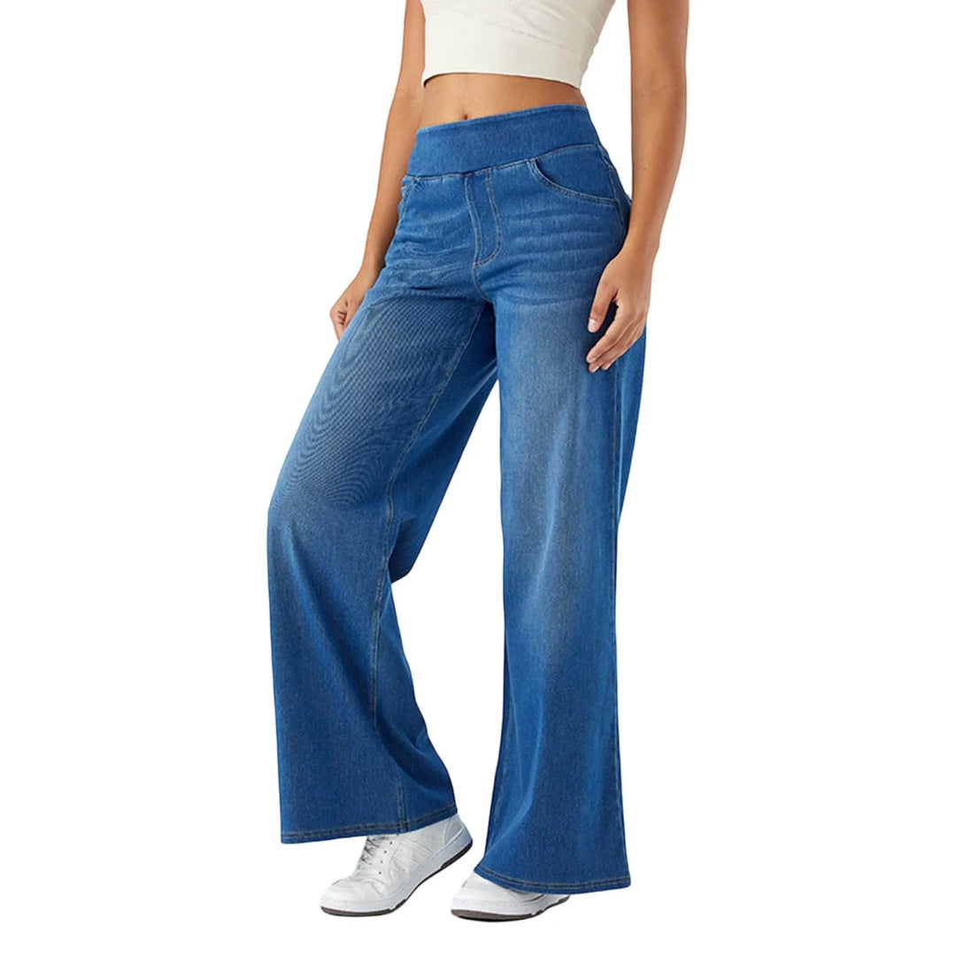 Eva | High Waist Elastic Pants
