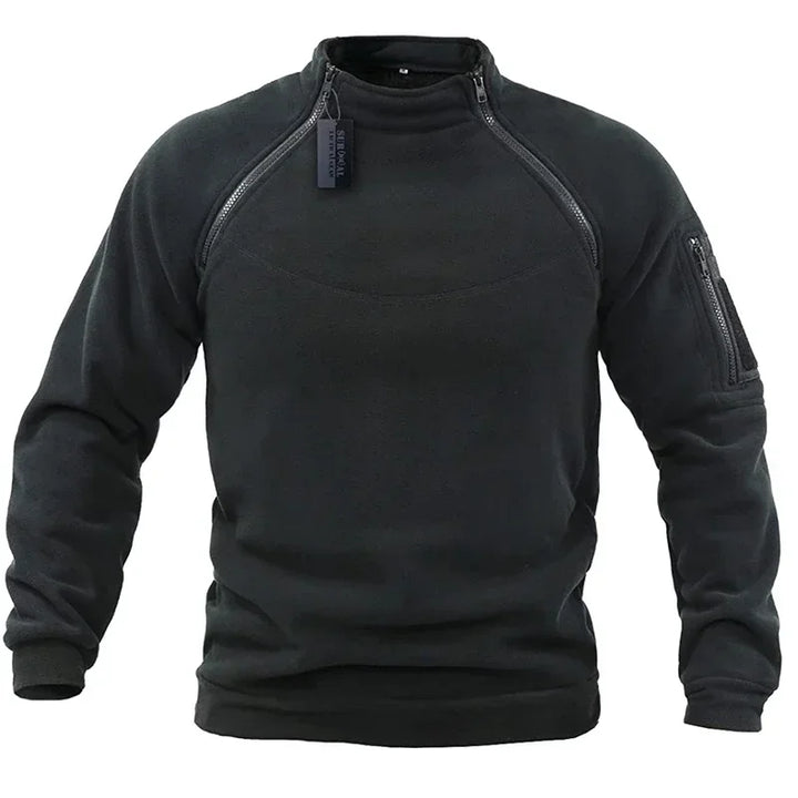 Jomartson - Military Style Fleece Sweater