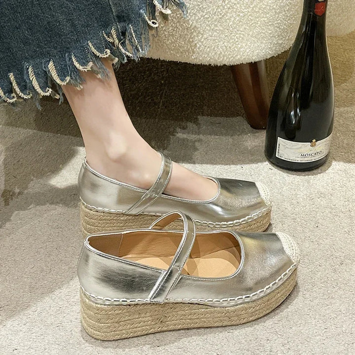 Verena | Premium Wedge Shoes with Buckle