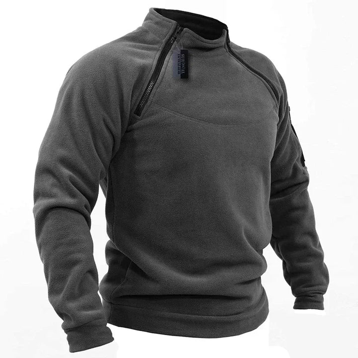 Jomartson - Military Style Fleece Sweater