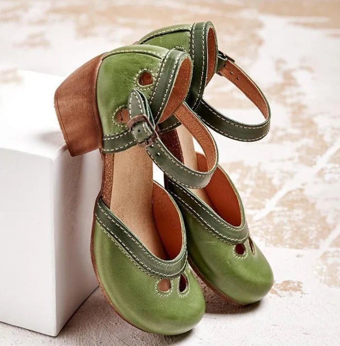 Carina | Comfortable Block Heel Sandals
