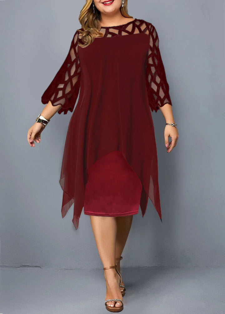 Jamie | Chic Plus Size Midi Dress