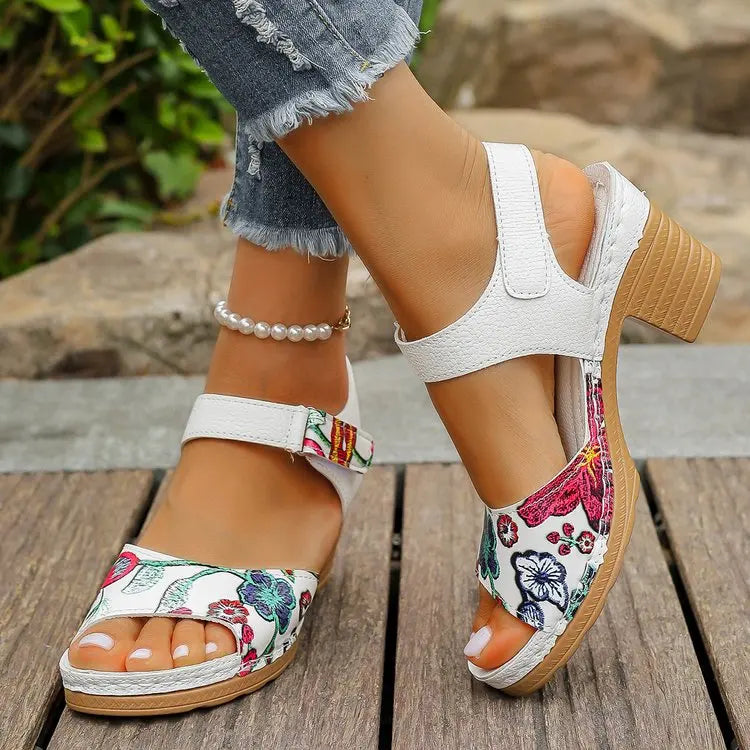 Marisa | Handmade Peep-toe Sandals
