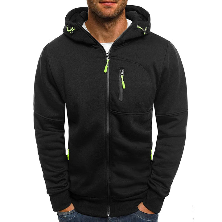 Men's sporty hoodie jacket