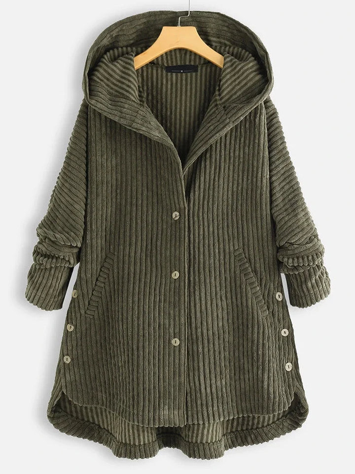 Niko – Corduroy Hooded Coat