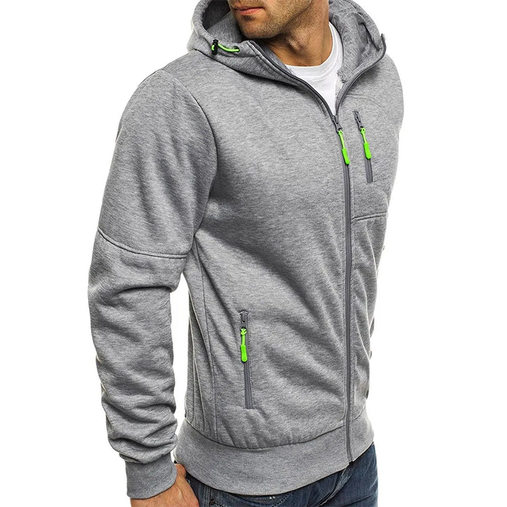 Men's sporty hoodie jacket