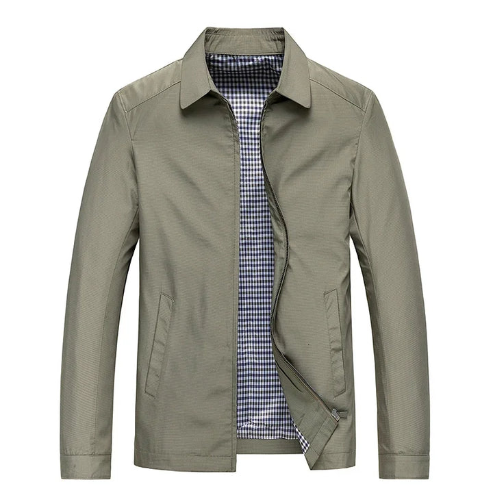Stylish jacket with zipper