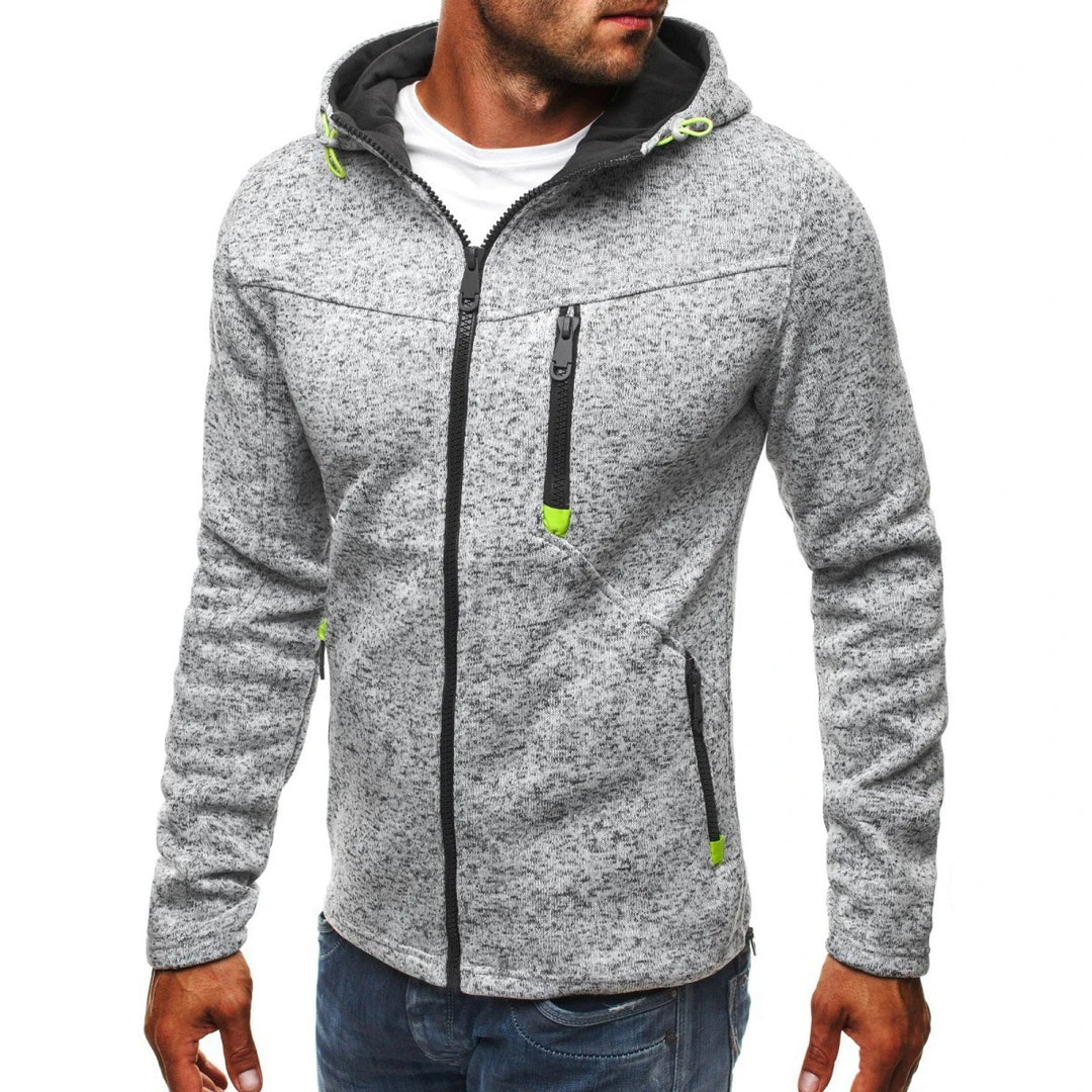 Men's sporty hoodie jacket