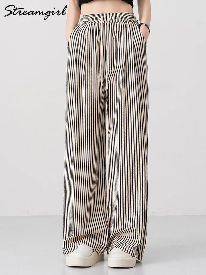 Lena Stretch Waist Trousers