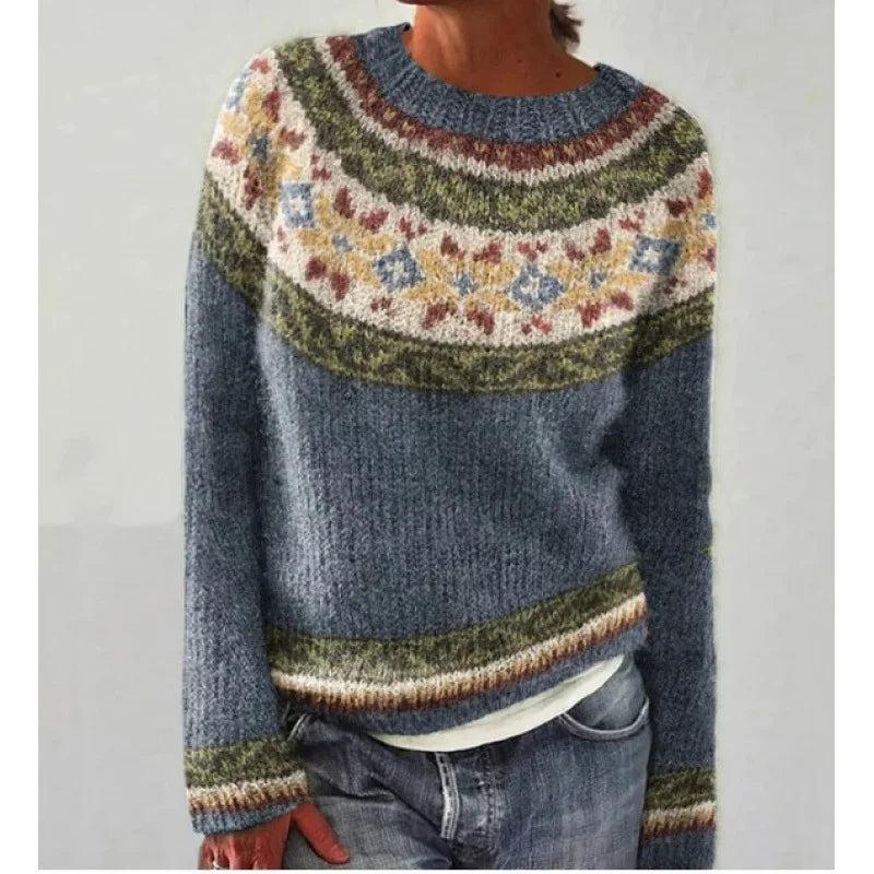Yasmine | Retro autumn sweater