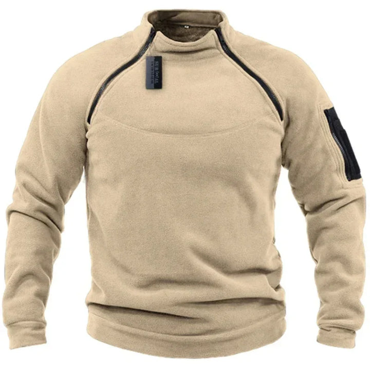 Jomartson - Military Style Fleece Sweater
