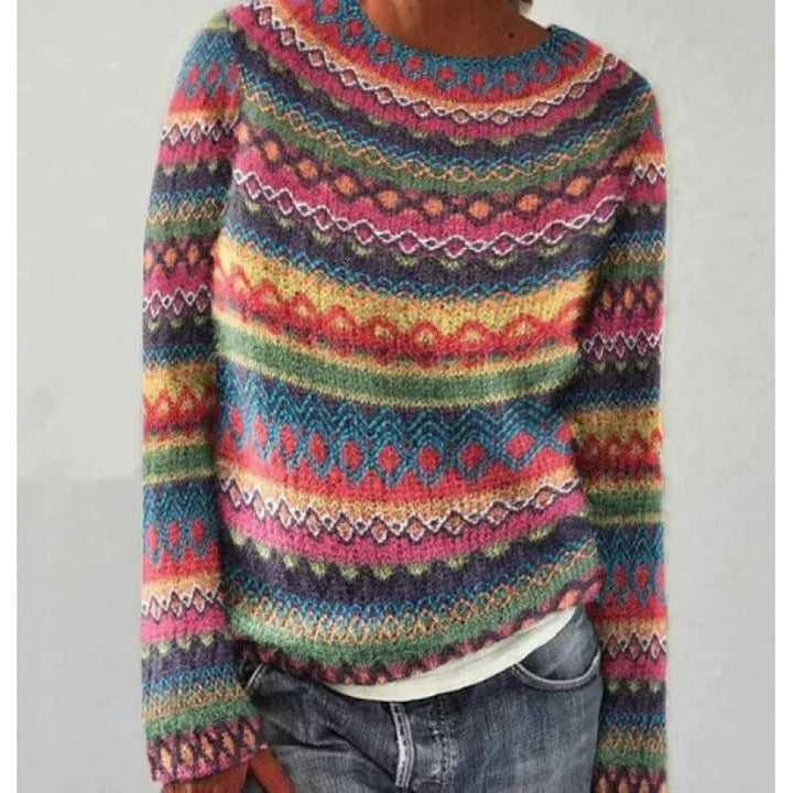 Yasmine | Retro autumn sweater