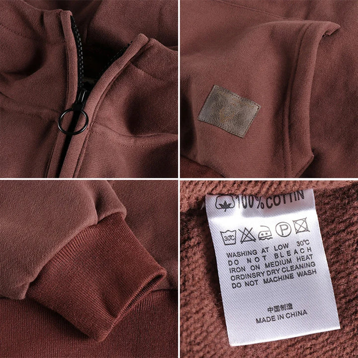 Zeke | Heavyweight Cotton Blend Hoodie