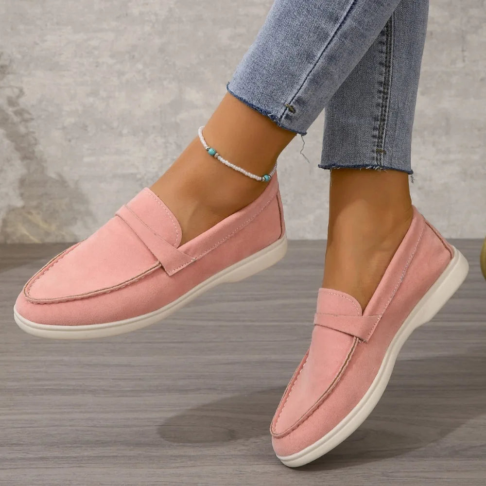 Hannah | Handmade Elegant Suede Moccasins