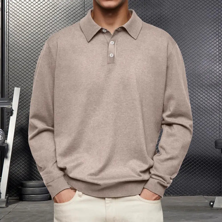 Matthew | Men's Casual Long-Sleeved Polo
