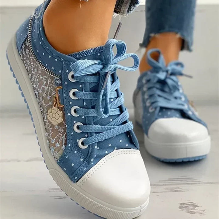 Luna Stylish Lace-Up Sneakers