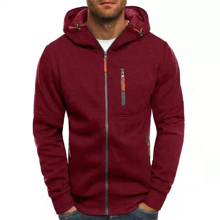 Men's sporty hoodie jacket