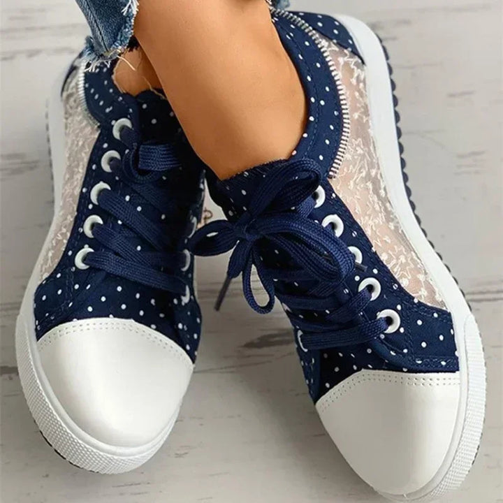 Luna Stylish Lace-Up Sneakers