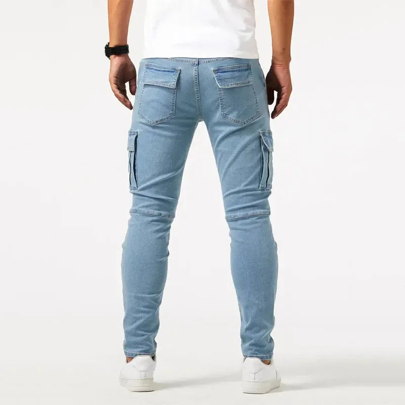 Metro Denim Cargo Jeans