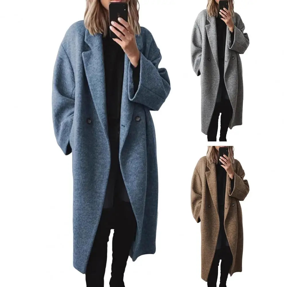 Kylie - Warm long coat for women