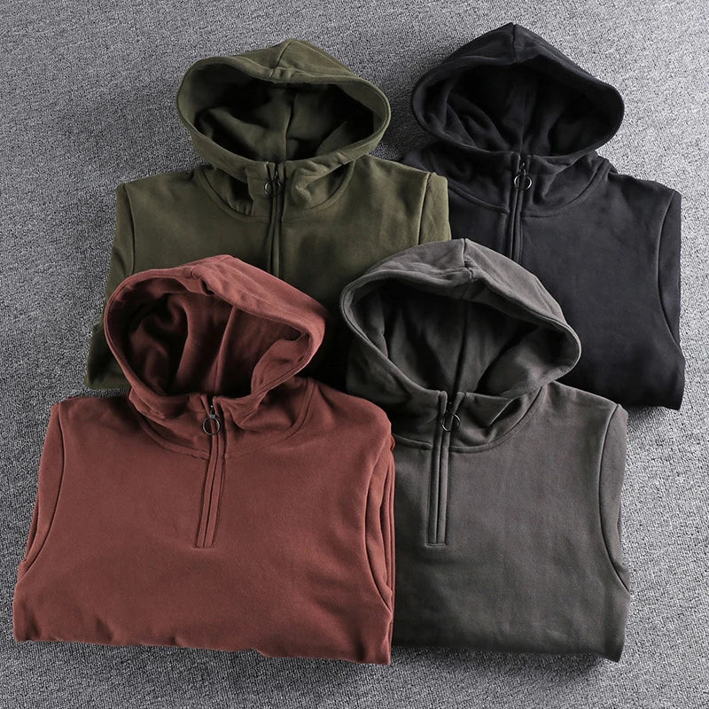 Zeke | Heavyweight Cotton Blend Hoodie