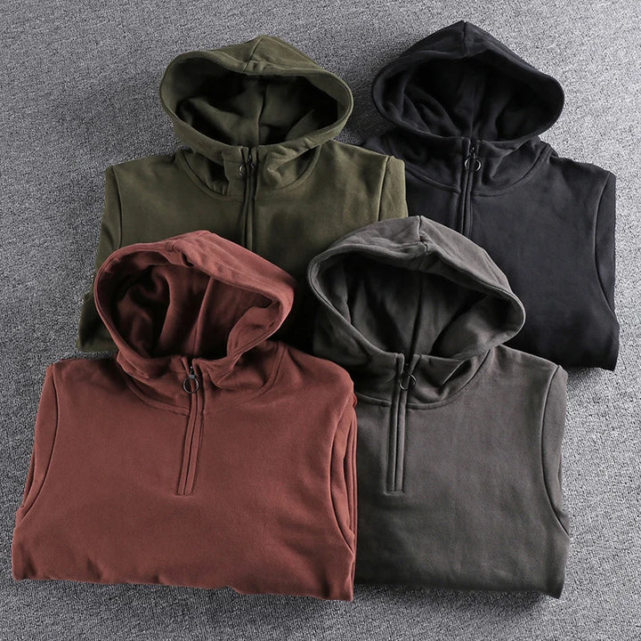 Zeke | Heavyweight Cotton Blend Hoodie