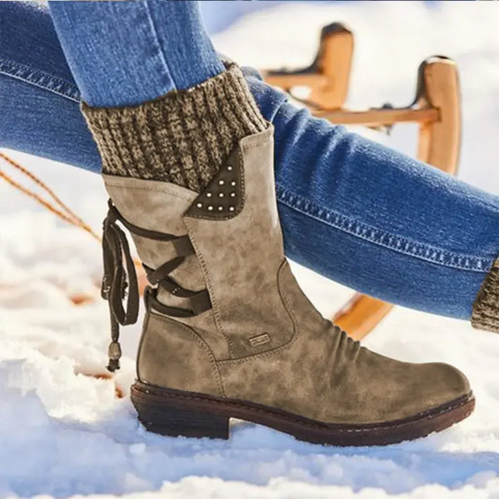 Chloe - Orthopedic Plush Boots