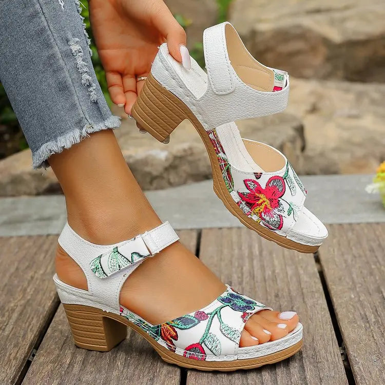 Marisa | Handmade Peep-toe Sandals