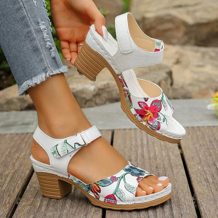 Marisa | Handmade Peep-toe Sandals