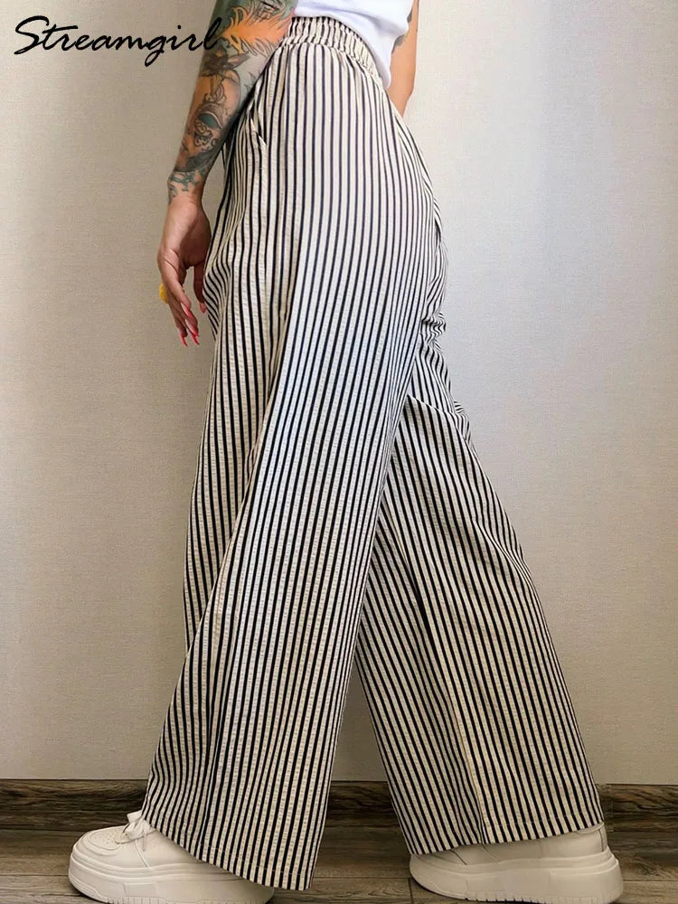 Lena Stretch Waist Trousers