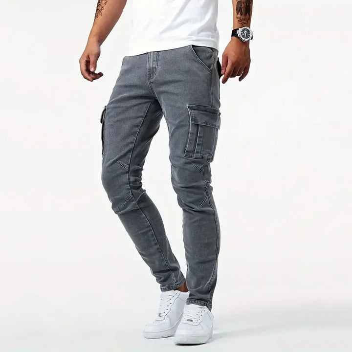 Metro Denim Cargo Jeans