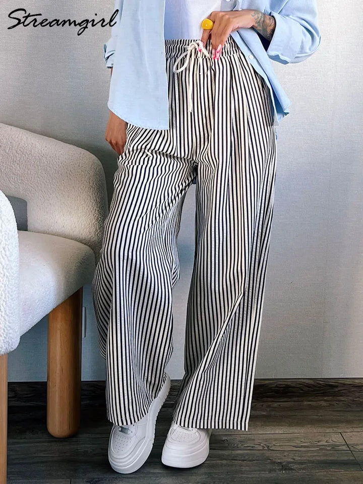 Lena Stretch Waist Trousers