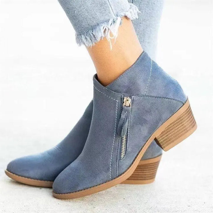 Dina | Supportive Ankle Mid-Heel Boots