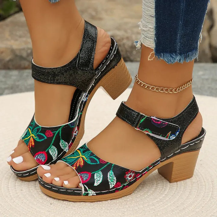 Marisa | Handmade Peep-toe Sandals