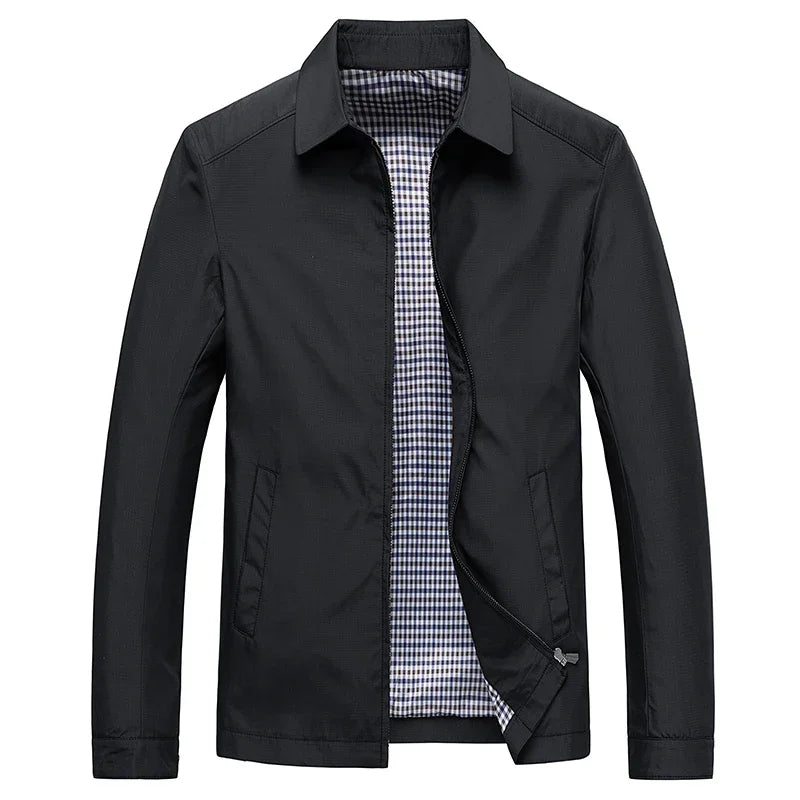 Stylish jacket with zipper