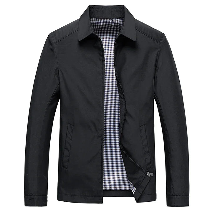 Stylish jacket with zipper
