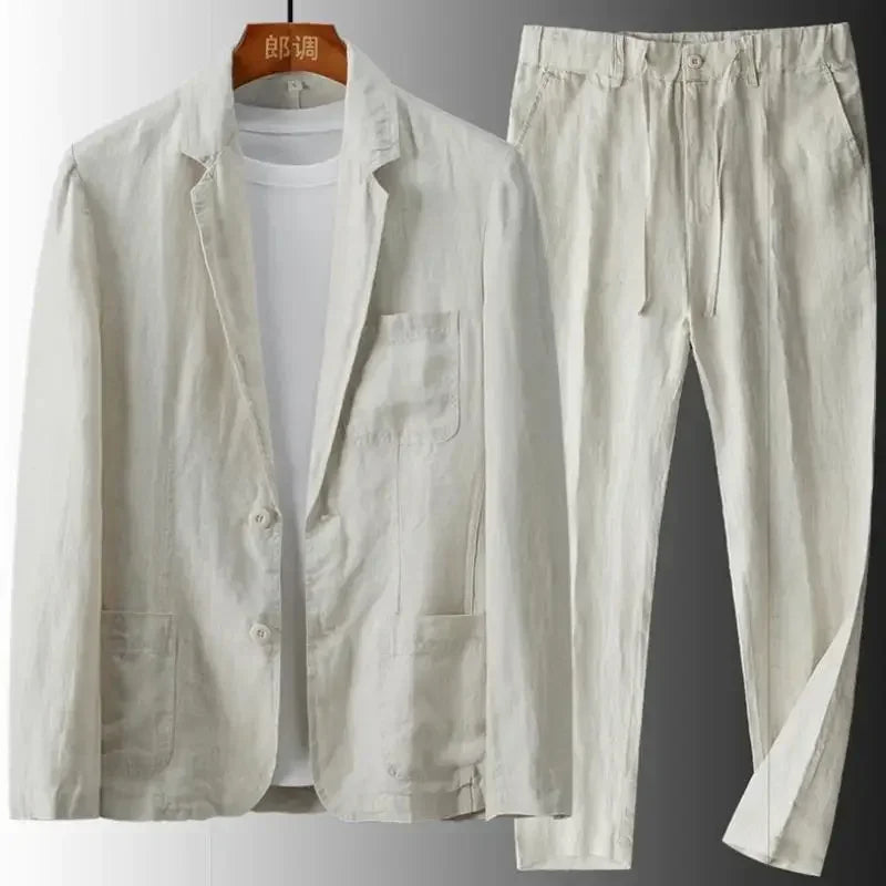 Ivan | Linen Blazer & Trousers Set