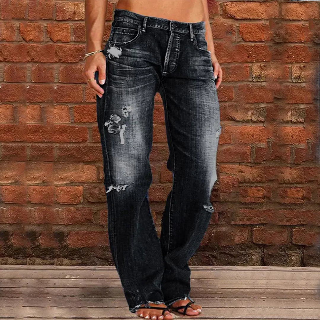 Viktoria | Loose Wide-Leg Denim Jeans